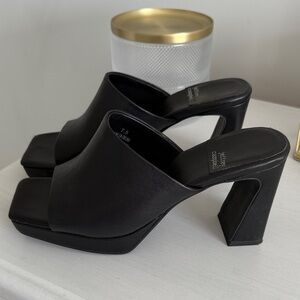Jeffrey Campbell Black Dress Code Sandal